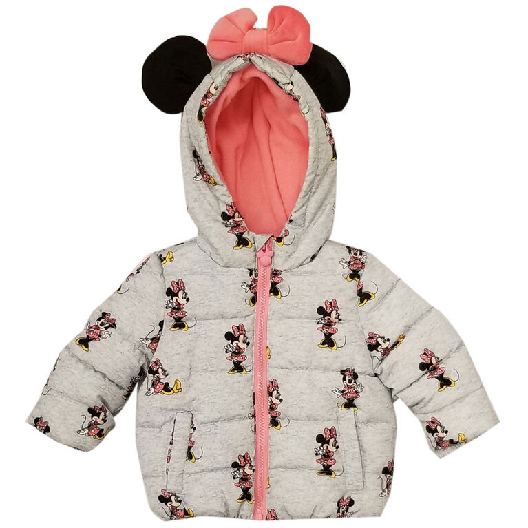 Veste puffer Minnie Mouse pour b&eacute;b&eacute; fille 24 mois