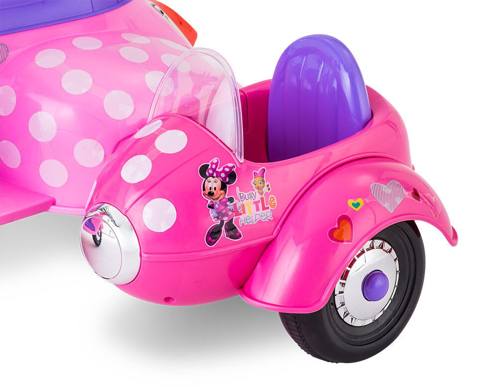 Mi 6V Minnie Mouse Sidecar Scooter Pink Toys R Us Canada