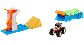 Hot Wheels Monster Trucks Launch and Bash Playset