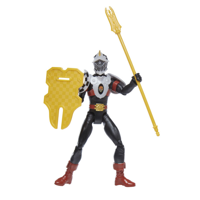 Power Rangers Dino Fury Hengeman 6-Inch Action Figure Toy with Dino Fury Key and Dino-Themed Accessory for Kids Ages 4 and Up