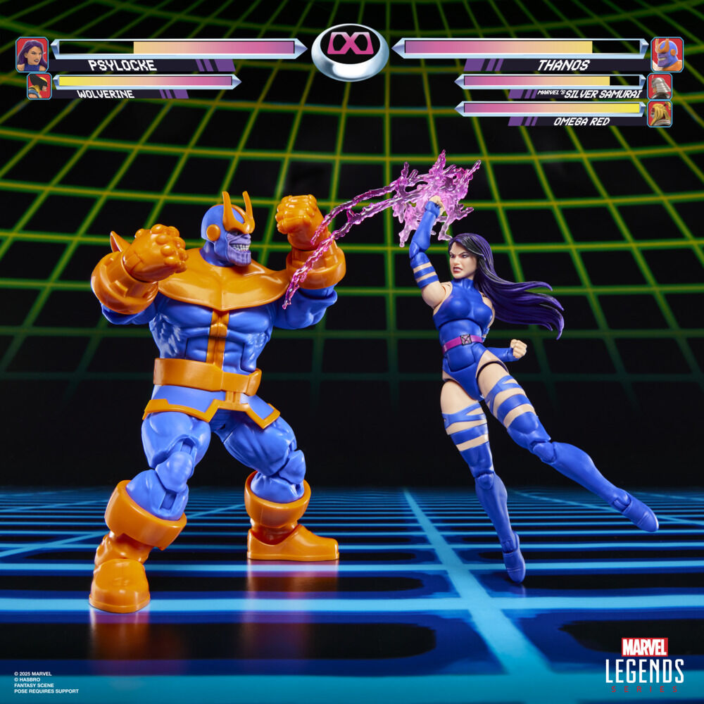 Marvel Legends Series Gamerverse Psylocke vs. Thanos Action Figure Collectibles