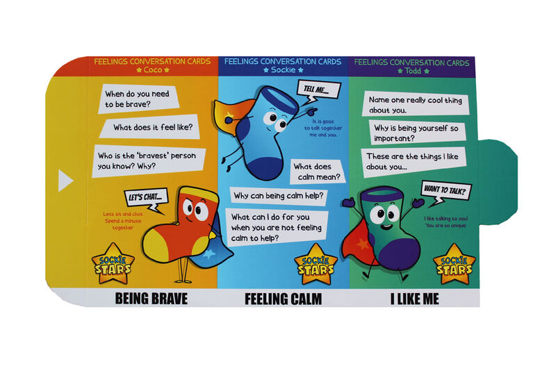 Wellbeing Heroes' Sockie Stars - âgés 3-5 - Édition anglaise