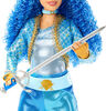 Poupée mode et accessoires ​The Pocket Watch / Descendants: The Rise of Red de Disney de Mattel, Princesse Chloe Charmant, fille de Cendrillon, avec vêtements et épée inspirés du film