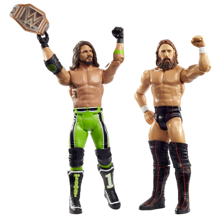 WWE - Coffret Combat 2 Figurines Daniel Bryan Vs Aj Styles