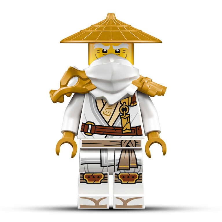 LEGO NINJAGO Le Dragon Gardien, Ensemble de Construction à Exposer avec Figurine de MaÎtre Wu 71847