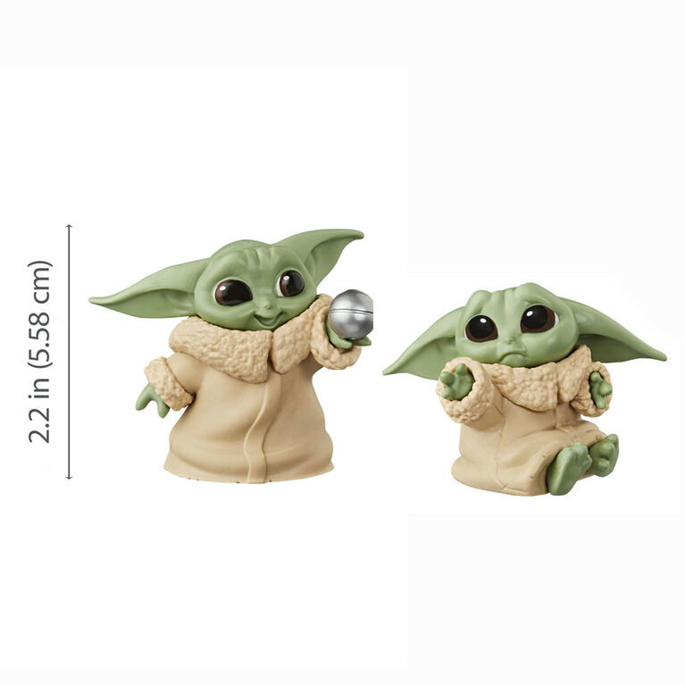 Star Wars The Bounty Collection The Child 2 2 Inch The Mandalorian Baby Yoda Figure 2 Pack Toys R Us Canada