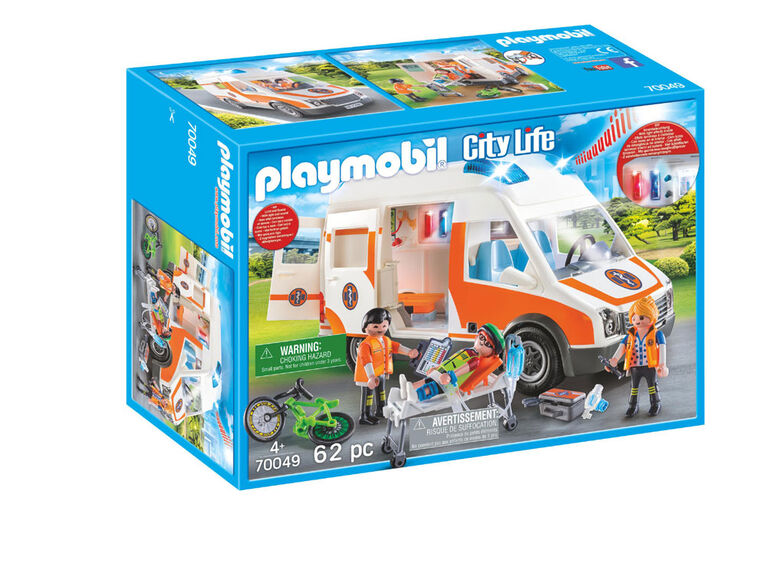 Playmobil - Ambulance with flashing lights