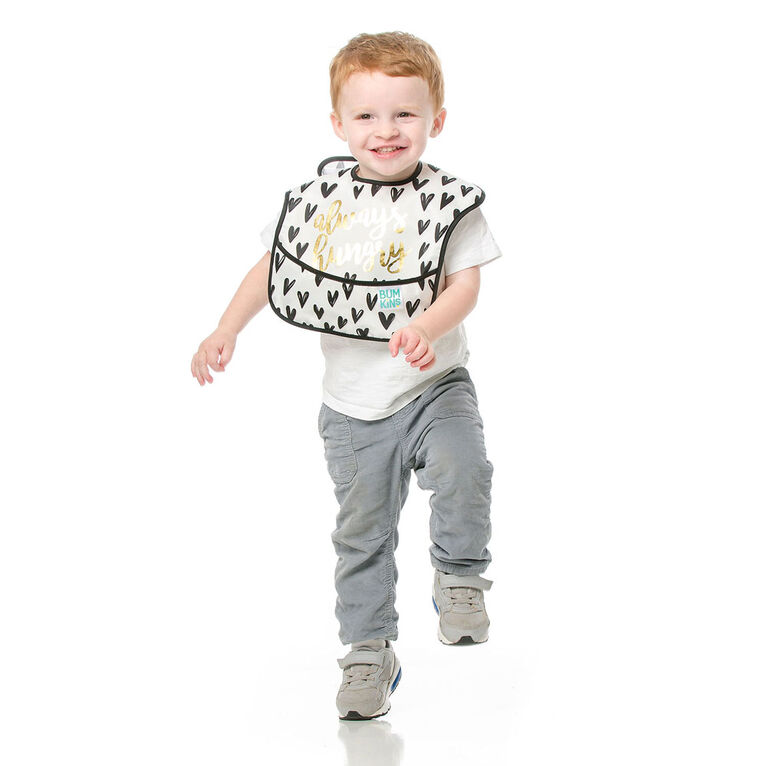 Bumkins - SuperBib 3 Pack - RainDrops, Pink Chevron, Umbrella