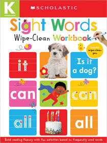 Scholastic Early Learners: Sight Words Wipe-Clean Workbook - English Edition