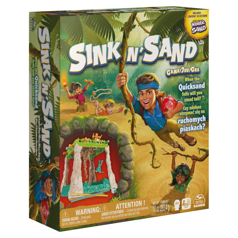Sink N' Sand, Kinetic Sand, Jeu de société familial