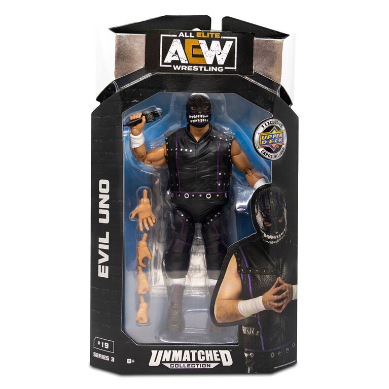 AEW - Ensemble de 1 figurine (figurine inégalée) - Evil Uno