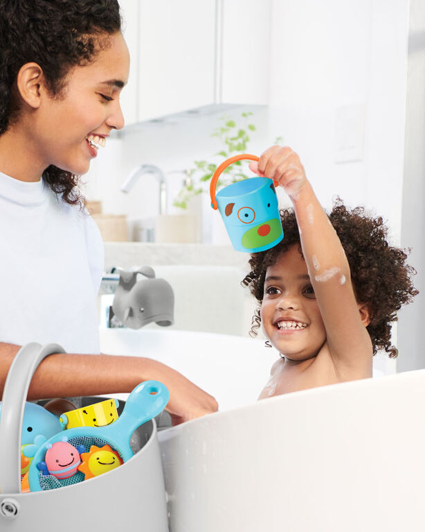 Seaux arroseurs empilables pour le bain de Skip Hop Zoo