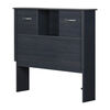 Asten Twin Bookcase Headboard Blueberry