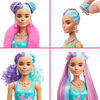 Barbie Color Reveal Glitter! Hair Swaps Doll, Glittery Purple with 25 Surprises
