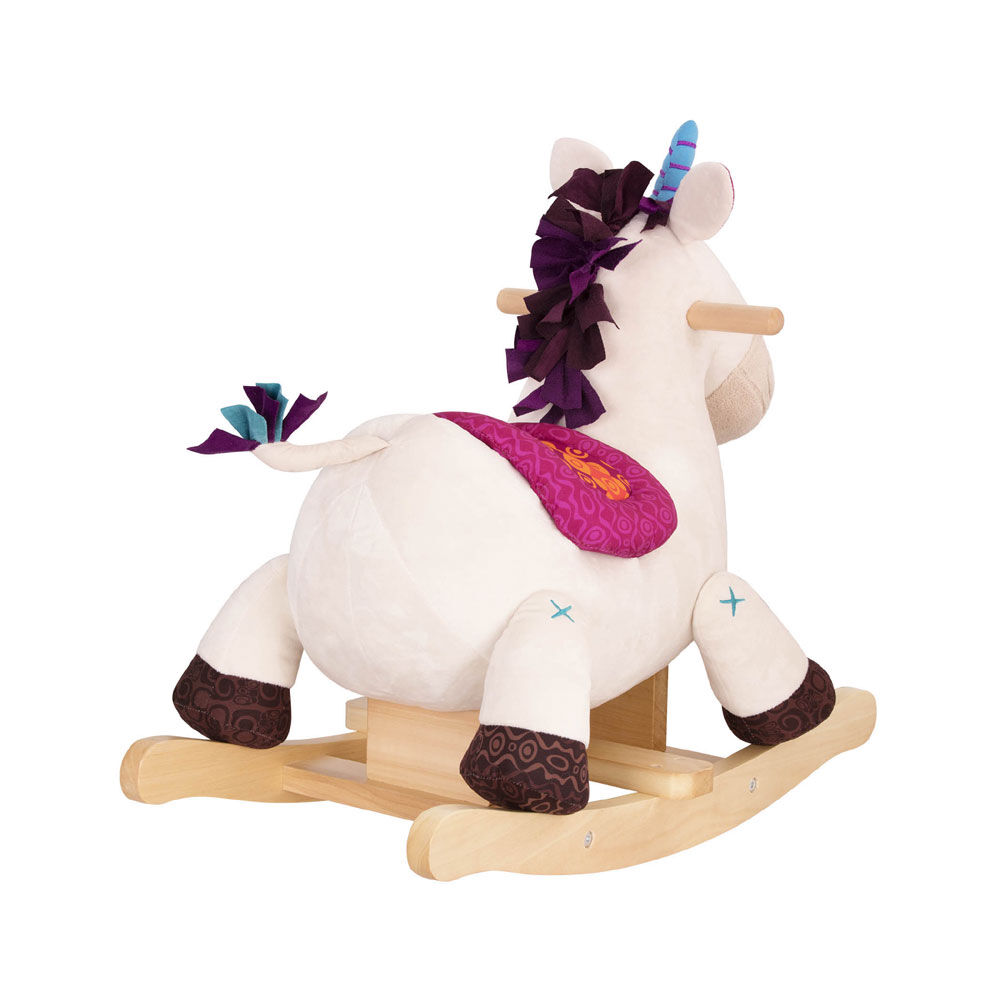 b rocking unicorn