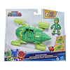 Les Pyjamasques Gluglu, véhicule de luxe, Reptilo-Mobile à 2 modes avec figurine Gluglu