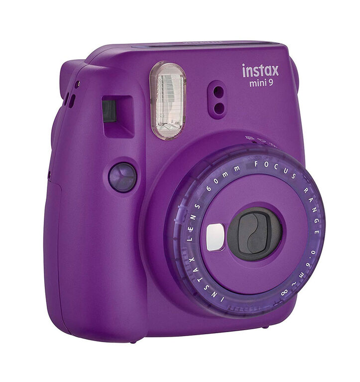 Fujifilm Instax Mini 9 Instant Camera - Clear (Purple)