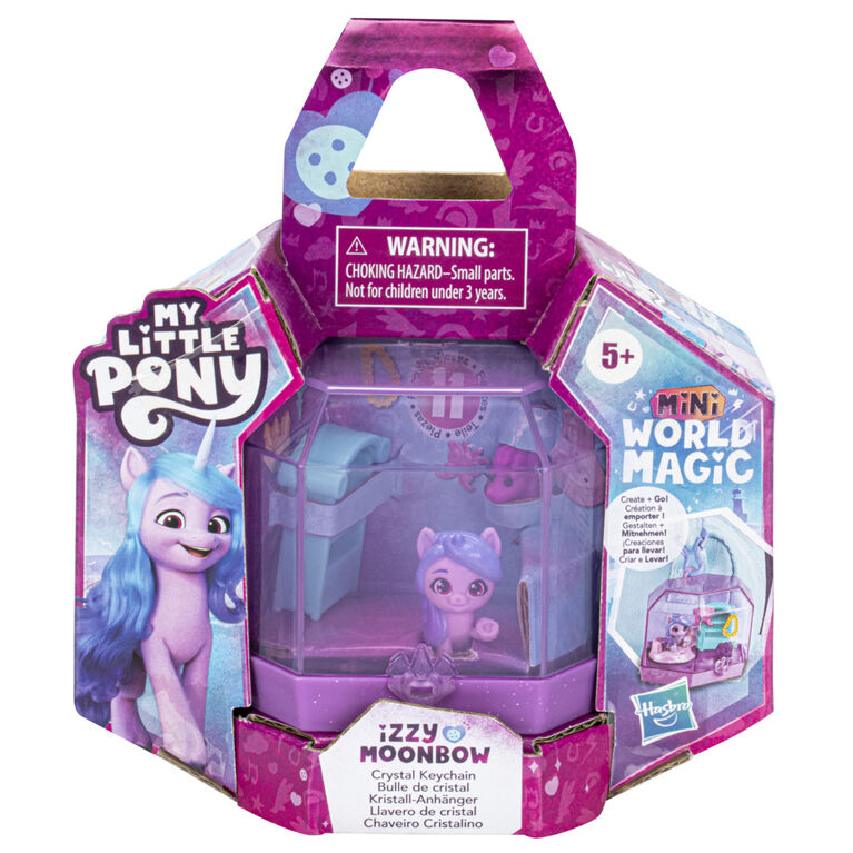 My Little Pony Mini World Magic Crystal Keychain Izzy Moonbow