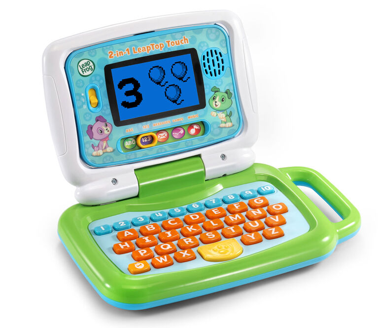 LeapFrog 2-in-1 LeapTop Touch Green - English Edition