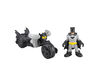 Fisher-Price Imaginext - DC Super Friends Batman & Batcycle - English Edition