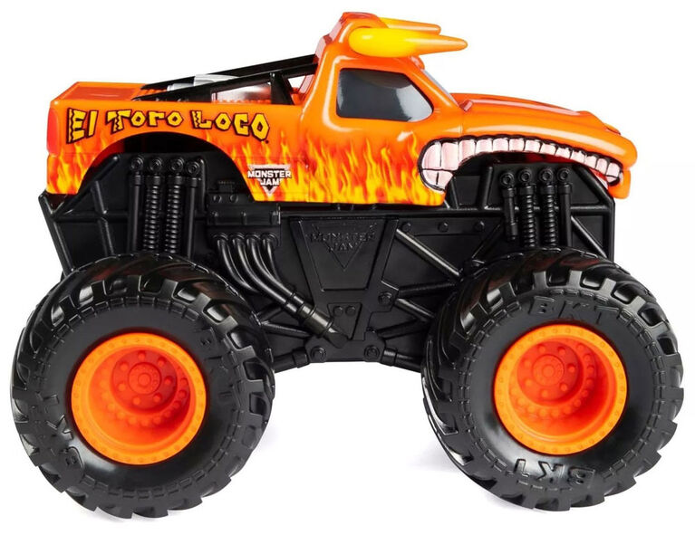 Monster Jam, Official El Toro Loco Rev 'N Roar Monster Truck, 1:43 Scale