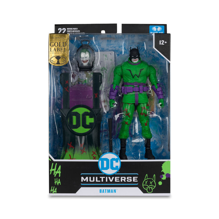 DC Multiverse Batman (Jokerized) (Last Knight on Earth) Gold Label 7" Action Figure