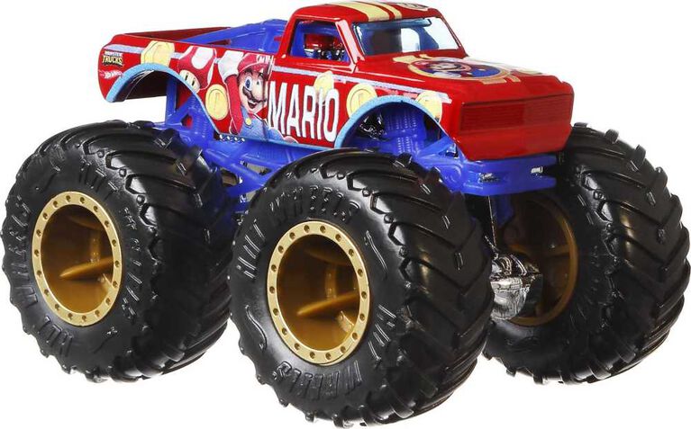 Camions Dinosaures ​Jurassic World Monster Trucks Hot Wheels, jouet à l'échelle 1:64