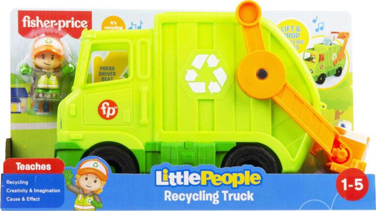 Fisher-Price - Little People - Camion de recyclage