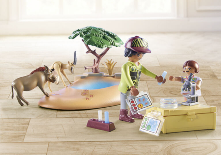 Playmobil - Wiltopia - Explorateurs avec animaux de la savane