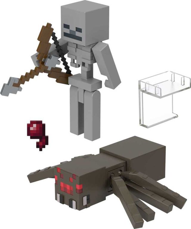 Minecraft Toys, 2-Pack of Action Figures, Gifts for Kids