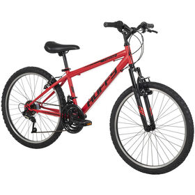 Vélo de montagne, Incline de Huffy, 24 pouces avec suspension avant, 18 vitesses pour hommes, rouge - Notre exclusivité