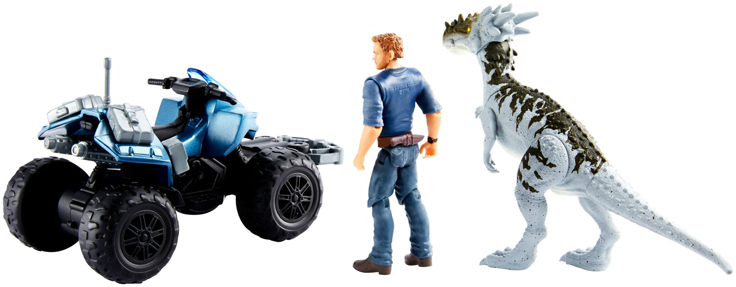 Mattel Jurassic World Dino Rivals OWEN OFF-ROAD TRACKER ATV DRACOREX IN STOCK