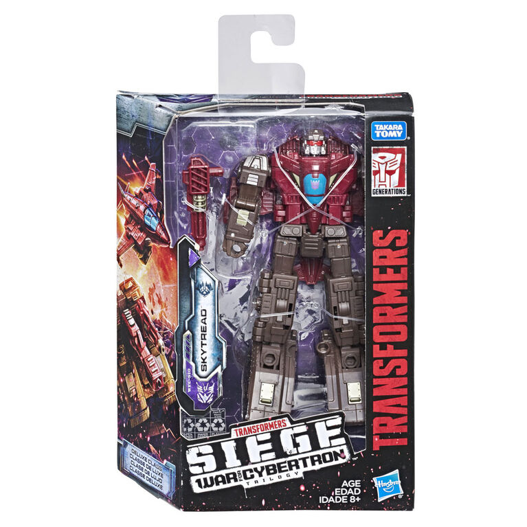 Transformers Generations War for Cybertron: Siege - Figurine Skytread de classe de luxe.