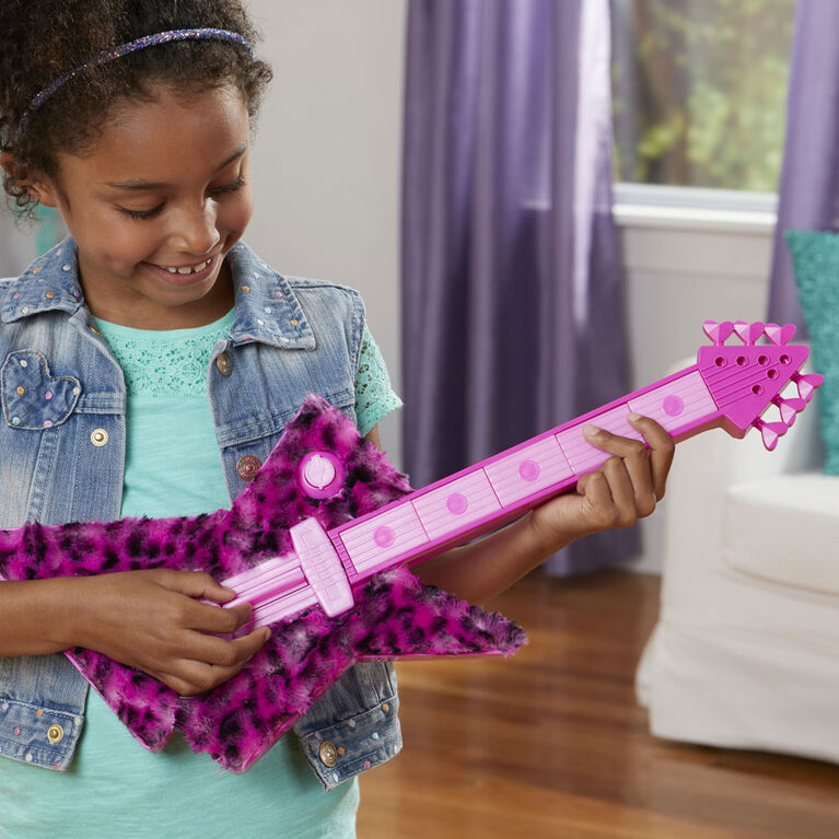 DreamWorks Trolls World Tour Poppy's Rock Guitar, Plays Trolls Just Want to Have Fun Two Ways