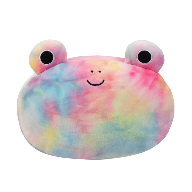 Squishmallows - 12 Inch Squishmallow Carlito - Rainbow Tie-Dye Frog Stackables