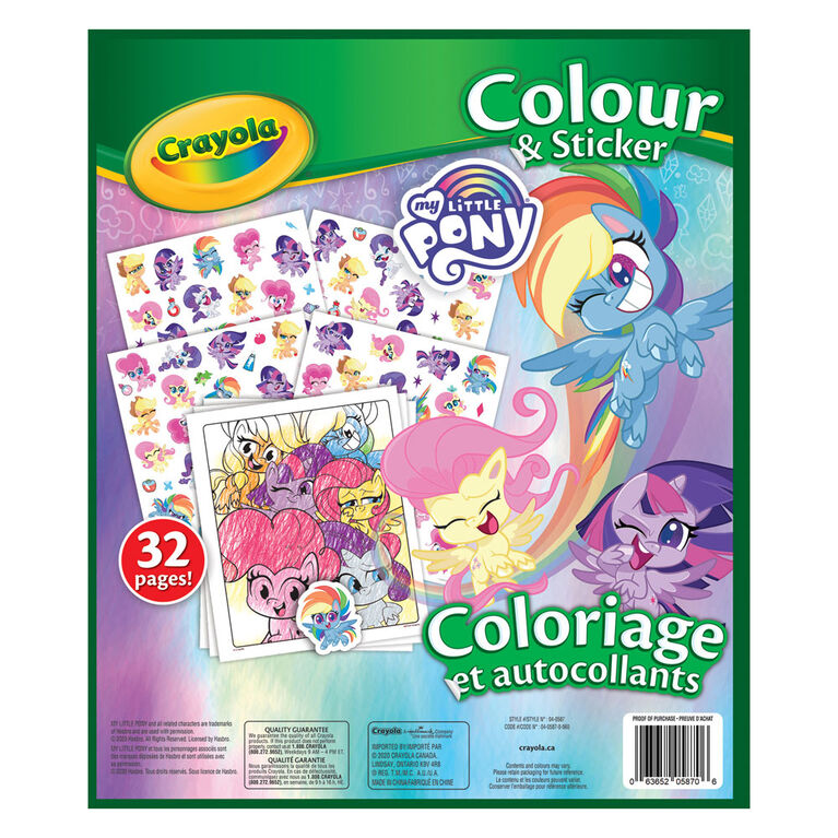 Pages à colorier géantes Crayola, mon petit poney