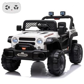 Voltz Toys Jeep avec télécommande, blanc