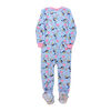 Bluey - Pink Balloon Character Feet Sleep Onesie - Blue