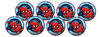 8 Pack Playball with Pump 4 inch Spiderman