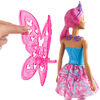 Barbie Dreamtopia Fairy Doll, 12-inch, Pink Hair, with Wings and Tiara