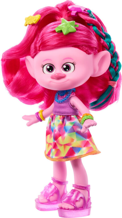 DreamWorks Trolls Band Together Hair-tastic Queen Poppy Fashion Doll and 15+ Hairstyling Accessories