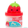 Original Squishmallows Scarlet the Strawberry Premium Cloud Slime, Strawberry Scented