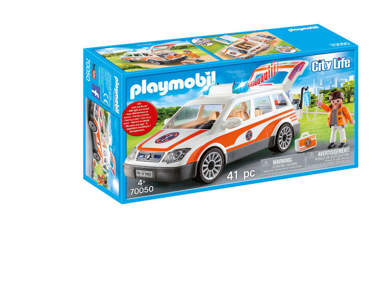Playmobil - Emergency car with siren