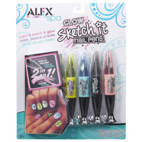 ALEX Glow Sketch It Nail Pens