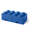Tiroir de rangement LEGO 8 bleu