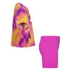 Nike Boxy Tee and Bike Shorts Set  - Fuchsia - Size 5