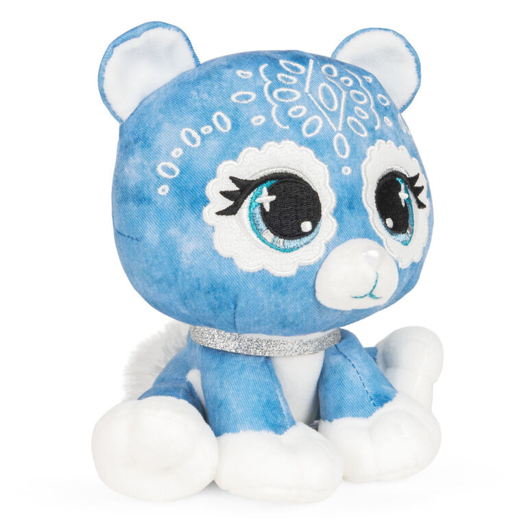 P.Lushes Designer Fashion Pets Demi Jeane Bear Premium Stuffed Animal Soft Plush, Blue, 6"