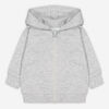 Rococo Kids Zip Hoody Grey