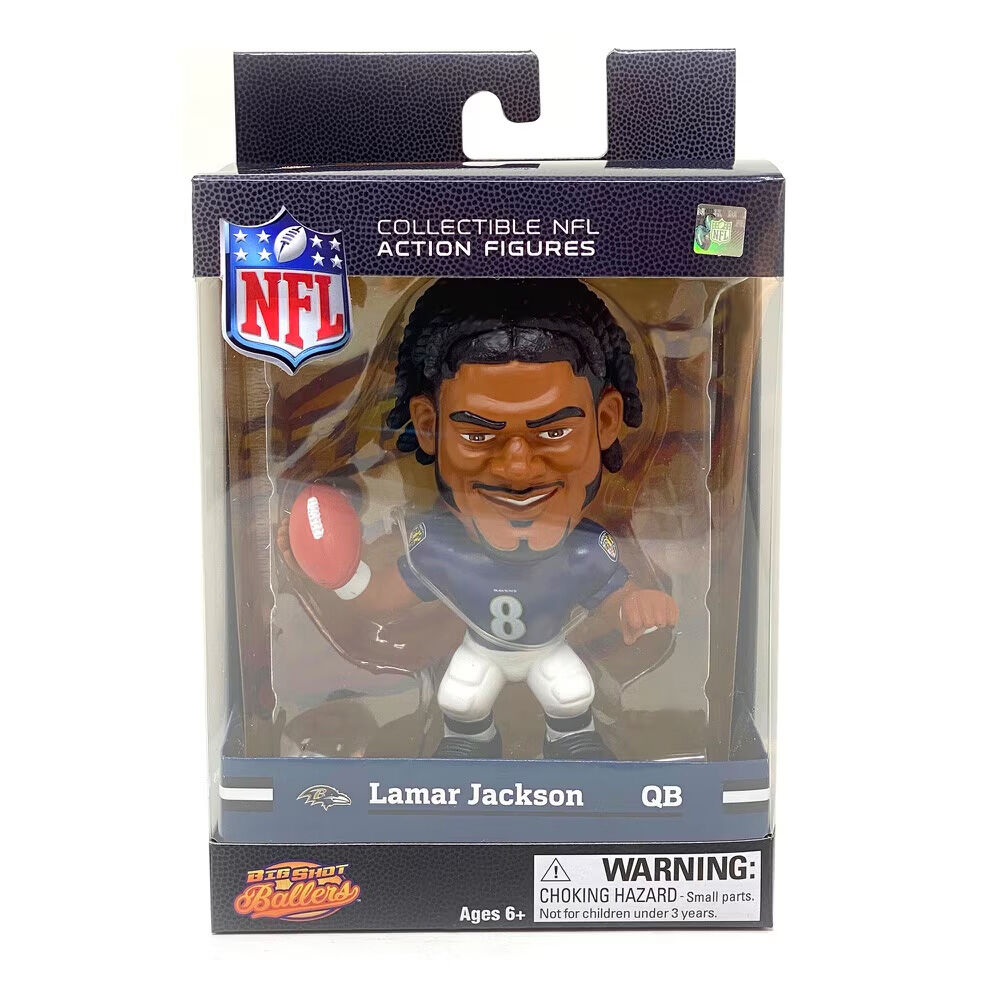 Party Animal Big Shot Baller NFL Baltimore Ravens Lamar Jackson Vinyl Figure - English Edition