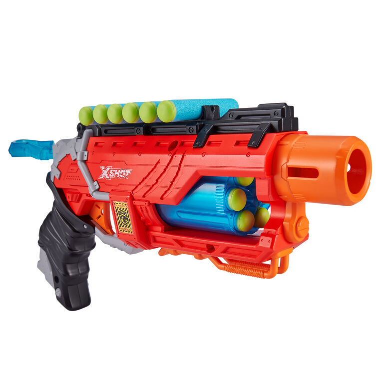 X-Shot Dino Attack Dino Striker Foam Dart Blaster (16 Darts, 4 Eggs)